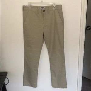 Express men’s Finn khaki dress pants